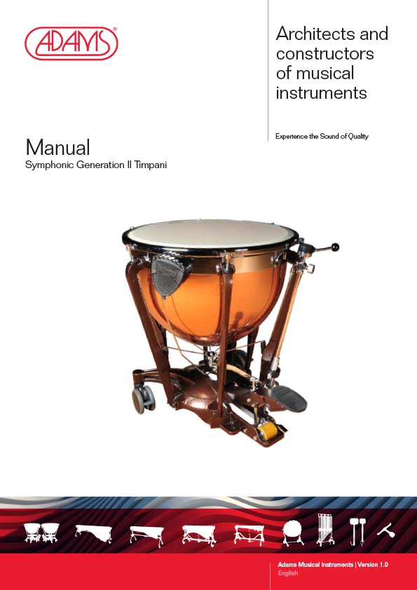 Adams Symphonic Gen II Timpani | パール楽器【公式サイト